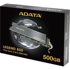 ADATA LEGEND 800/500GB/SSD/M.2 NVMe/Negru/3R ALEG-800-500GCS