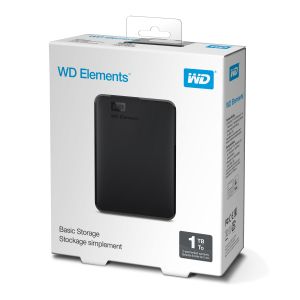 WD Elements Portabil/1TB/HDD/Extern/2,5"/Negru/2R WDBUZG0010BBK-WESN
