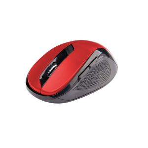 Mouse C-TECH WLM-02/Ergonomic/Optic/USB fără fir/Negru-Roșu WLM-02R