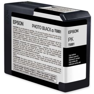 Cartuş Epson T5801, foto neagră (photo black), original