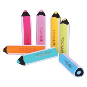 Eraser - creion triunghiular (8 culori)