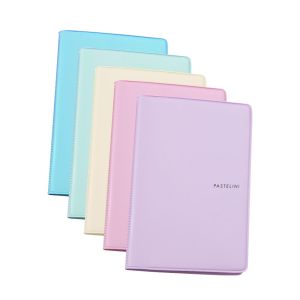 Husa pentru carduri de fidelitate MINI PASTELINI, mix de 5 culori