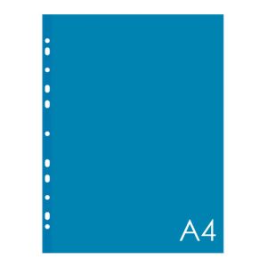 Europack A4 40 µm colorat - albastru, lucios 100 buc