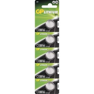 Baterie litiu GP CR2016 - 5 buc 1042201615