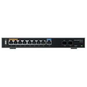 Router VPN Grandstream GWN7003 2 SFP, porturi 9 Gb / 1 intrare PoE, 2 ieșire PoE GWN7003