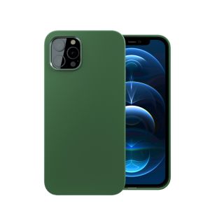 Husă ER POWER din silicon CARNEVAL SNAP pentru iPhone 13 Pro cu MagSafe - verde ERCSIP13PMGLQ-GN
