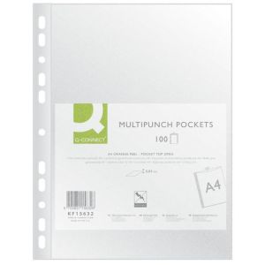 Copertă Euro Q-CONNECT A4 mată 40 microni în husă 