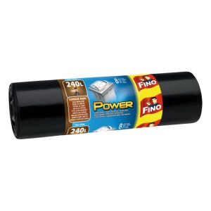 FINO Power 240 ℓ, 45 mic., 120 x 150 cm, negru (8 buc.) 