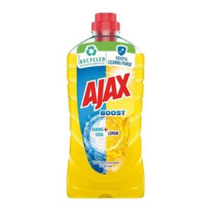 Soluție de curățat podele Ajax Boost Baking 1L Soda și lămâie (galben) 