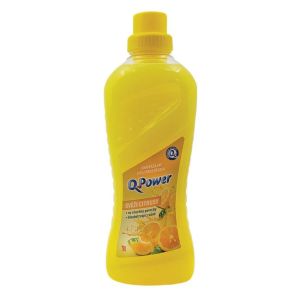 Soluție de curățat podele și suprafețe Q-Power UNI 1 l - Citrice proaspete 
