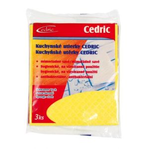 Prosop de bucătărie antibacterian din viscoză Cedric, 3 bucăți 