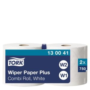 Prosoape de hârtie într-o rolă cu 2 straturi. TORK alb W1/W2 (2 buc.) 