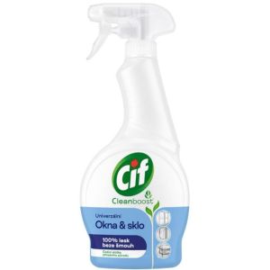Spray universal Cif Cleanboost pentru geamuri și sticlă 500 ml 