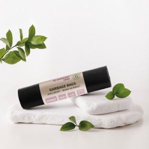 Pungi DONAU ECO strong, 240 ℓ, 70 mic 5 buc, negre, LDPE 