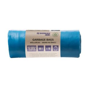 DONAU ECO 60 ℓ, 30 mic, 10 buc, albastru 