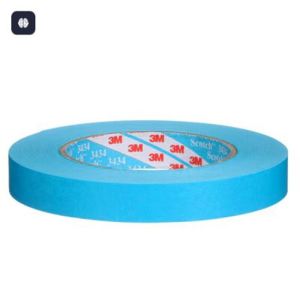 Bandă de mascare creponată 3M 3434 18mm x 50m albastră 