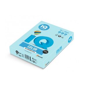 Hârtie colorată IQ albastru mediu MB30, A4, 80g 