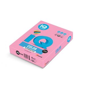 Hârtie colorată IQ culoare roz pastel PI25, A4, 160g 