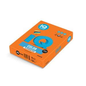 Hârtie colorată IQ portocalie OR43, A4, 80g 