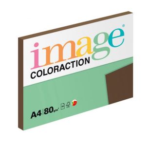Hârtie colorată Image Coloraction, A4, 80g, maro, 100 de coli 