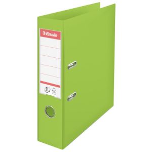 Dosar cu pârghie Esselte nr. 1, integral din plastic, 7,5 cm, VIVIDA verde 