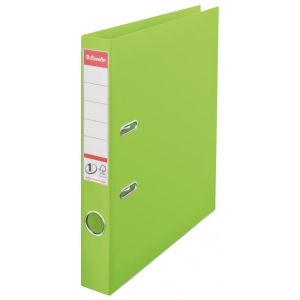 Dosar cu pârghie Esselte nr. 1, integral din plastic, 5 cm, verde VIVIDA 