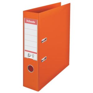 Dosar cu pârghie Esselte nr. 1, complet plastic, 7,5 cm, portocaliu 