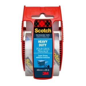 Bandă de ambalare Scotch 48mm x 20m cu dispenser transparent 
