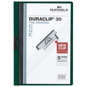 Capac cu clips DURACLIP Original 30 verde închis 