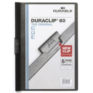 Carcasă cu clipsuri DURACLIP Original 60 neagră 
