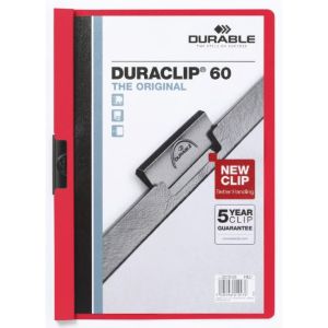 Capac cu clemă DURACLIP Original 60 roșu 
