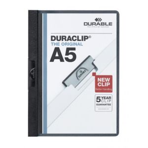 Capac cu clips A5 DURACLIP Original negru 