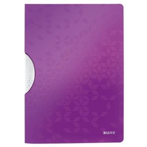 Carcasă cu clips din plastic Leitz WOW, violet 