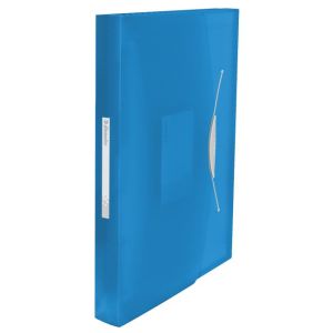 Servietă din plastic cu compartimente Esselte VIVIDA albastră 