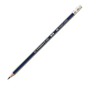 Creioane Faber Castell Goldfaber 1222 cu radieră, 12 buc. 