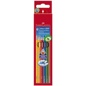 Creioane colorate Faber Castell Color Grip 2001, 6 buc. 