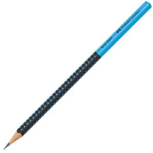 Grip pentru creion 2001/HB, negru/albastru, în două tonuri, 12 buc. 