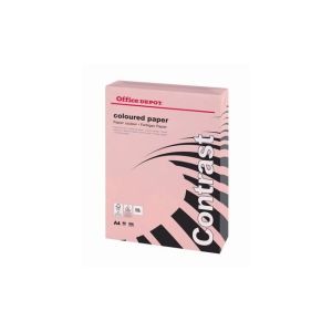 Hârtie colorată Office Depot A4, roz pastel, 80 g/m2 