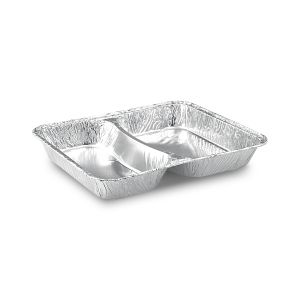 Bol pentru meniu (ALU) 2 bucăți 227 x 177 x 30 mm 810 ml [100 buc]