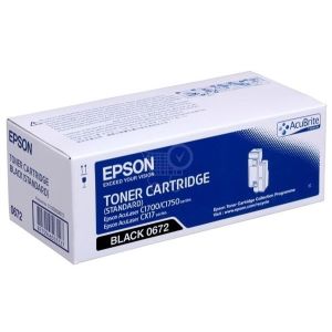 Toner Epson C13S050672 (C1700, C1750), negru (black), original
