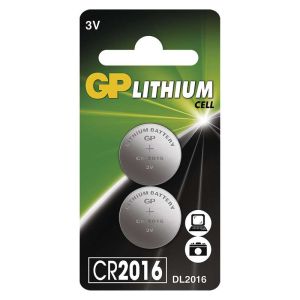 Baterie buton cu litiu GP CR2016 (2 buc) 1042201612