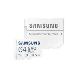 Adaptor Samsung EVO Plus/micro SDXC/64GB/130MBps/UHS-I U1/Clasa 10/+ MB-MC64KA/EU