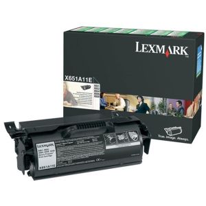 Toner Lexmark X651A11E (X651, X652, X654, X656, X658), negru (black), original