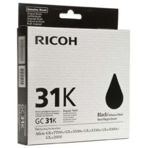 Cartuş Ricoh GC31K, 405688, negru (black), original