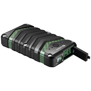 Sursă de alimentare portabilă Sandberg USB 20100 mAh, Survivor Outdoor, pentru smartphone-uri, negru-verde 420-36