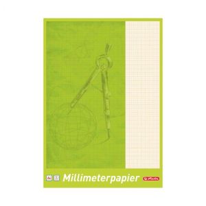 Hârtie milimetrică Herlitz, A4, 80g, 25 coli