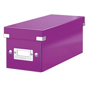 Click &amp; Store CD box violet