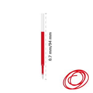 Gel de reîncărcare MILAN Gel Touch 0,7 mm - roșu