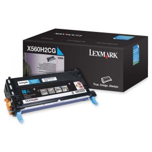 Toner Lexmark X560H2CG (X560), azuriu (cyan), original