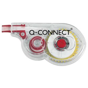 Rolă de corectare Q-CONNECT de unică folosință cu corecție laterală 5mm x 8m